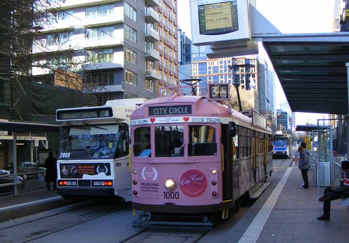 Yarra Trams W class Melbourne City Circle 1000